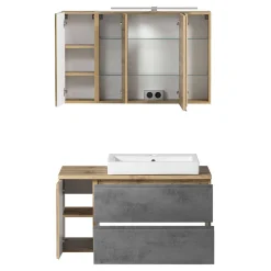 Wohnen Waschtisch Kombination 105 cm breit - Mia (zweiteilig)