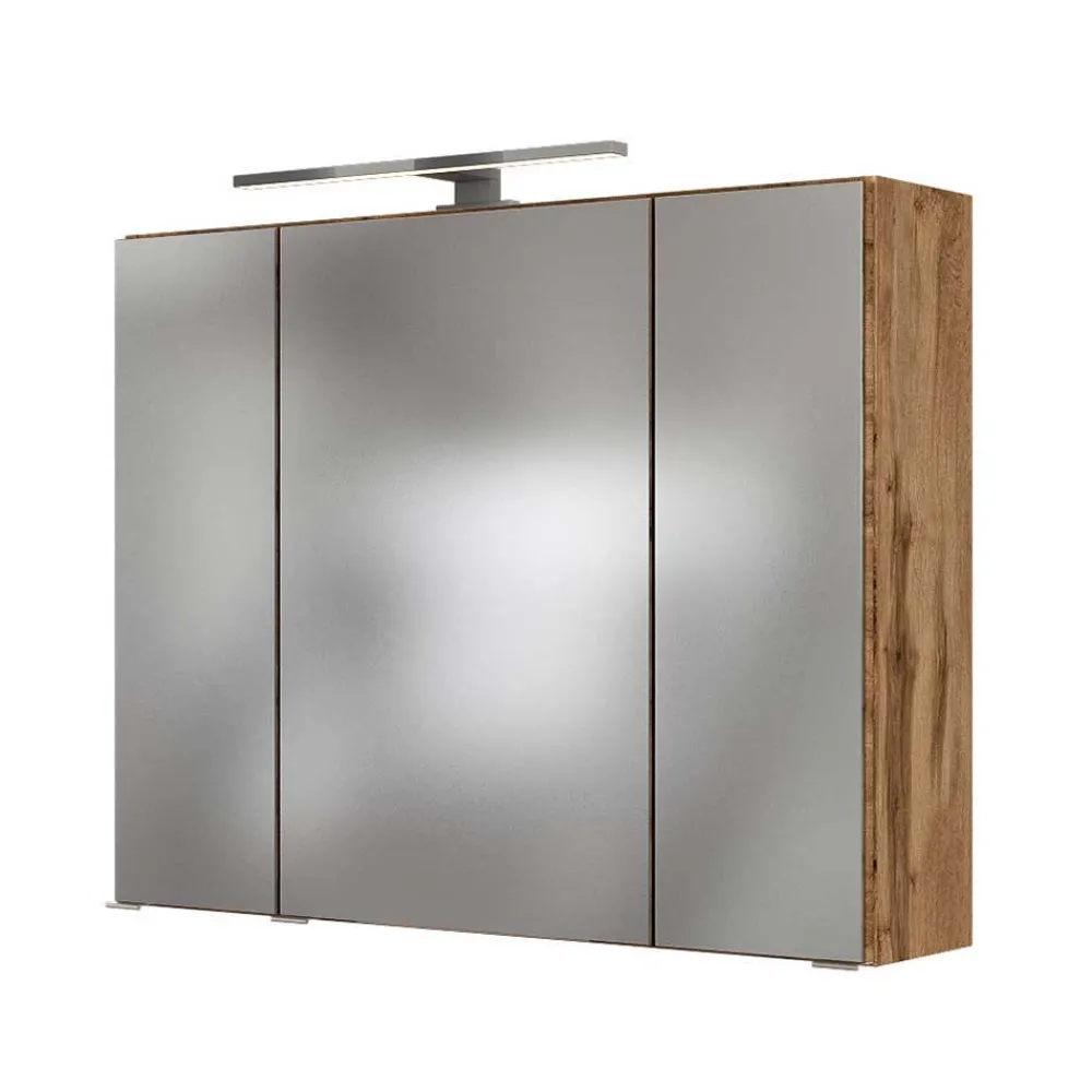 Wohnen Waschtisch Möbel & Hochschrank Set - Vrendina (dreiteilig)