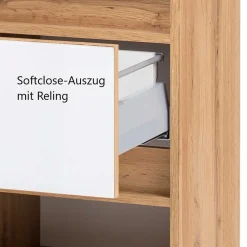 Wohnen Waschtisch Möbel & Hochschrank Set - Vrendina (dreiteilig)