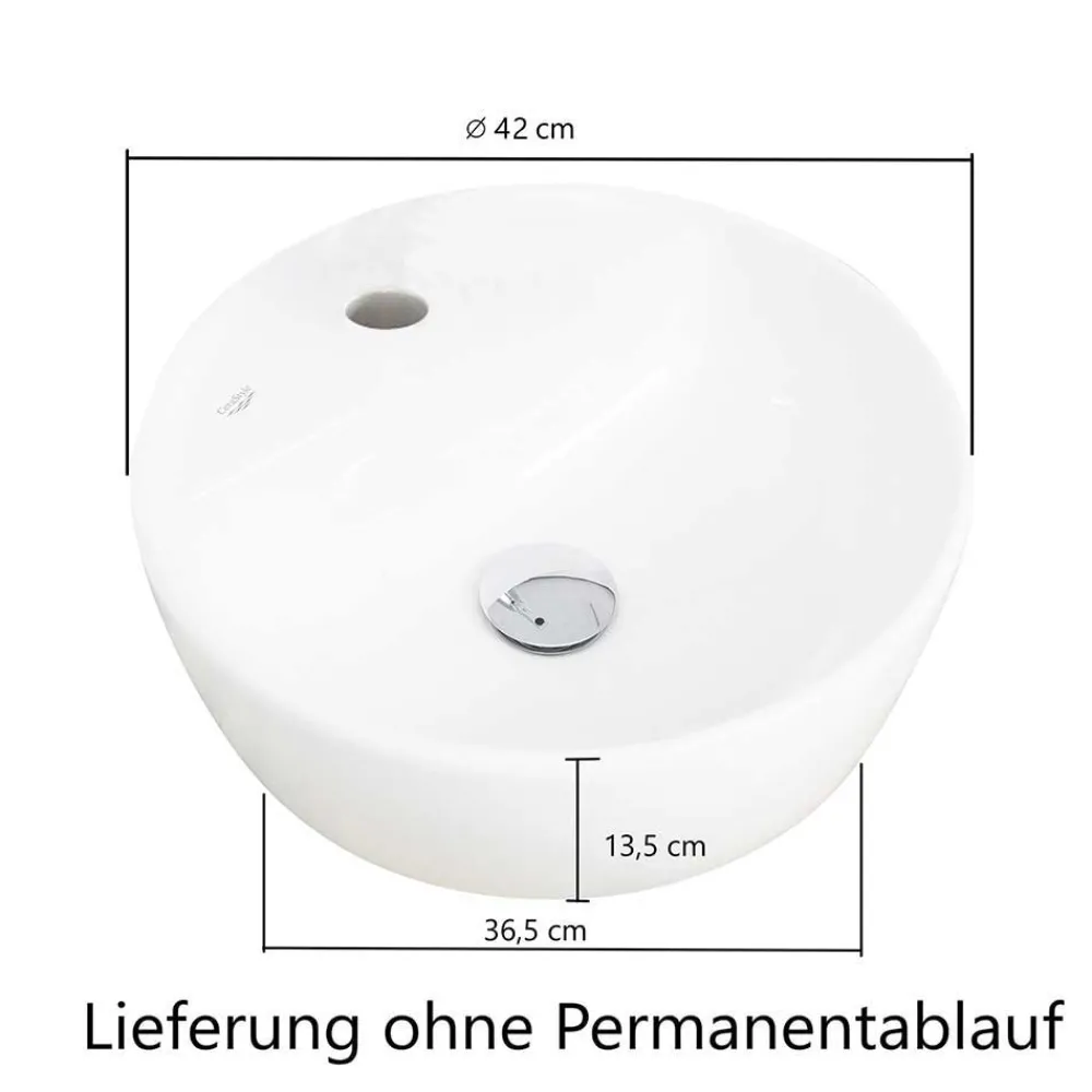 Wohnen Badschränke|Waschtisch*Waschtisch mit Aufsatzbecken für die Wand - Breznia