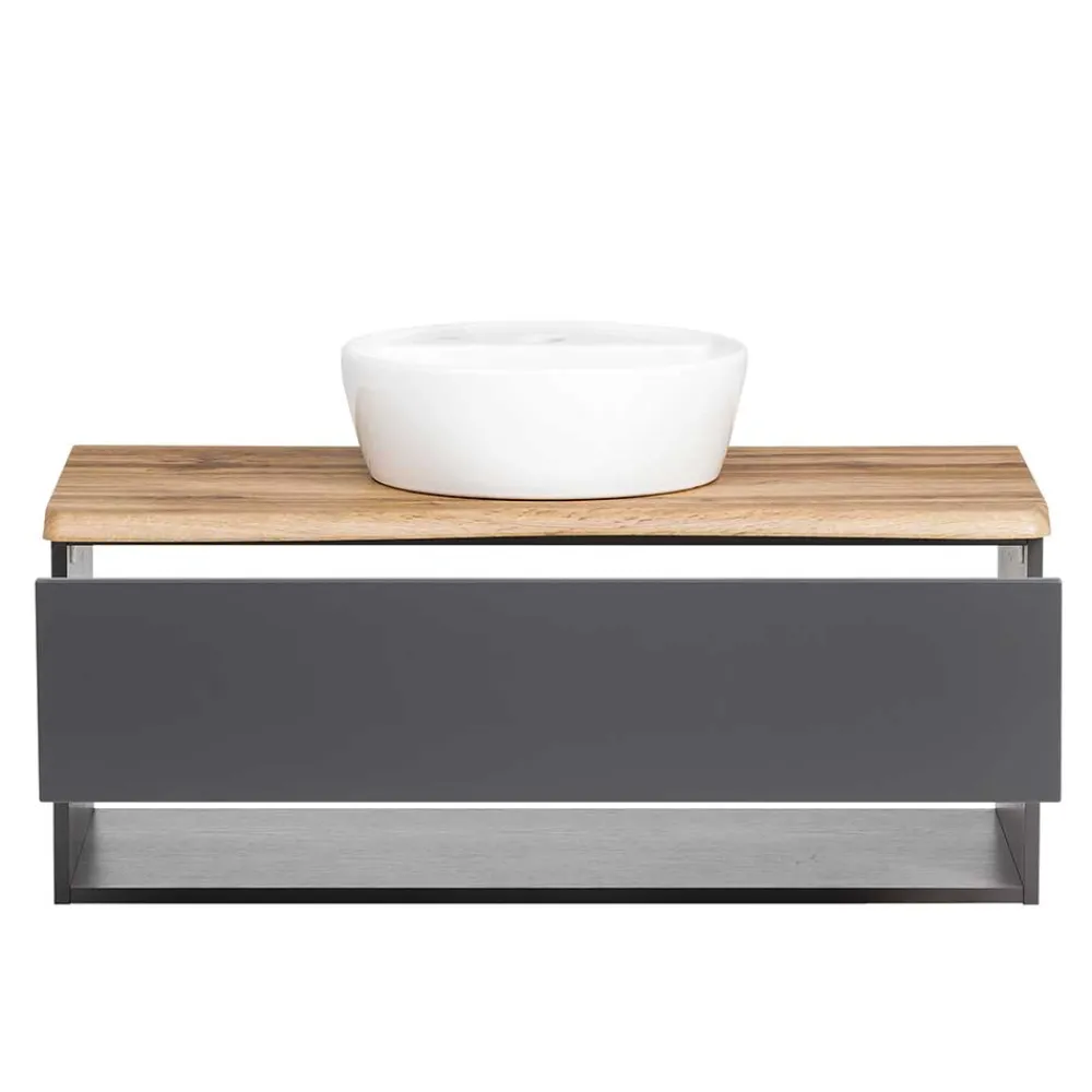 Wohnen Badschränke|Waschtisch*Waschtisch mit Aufsatzbecken für die Wand - Breznia