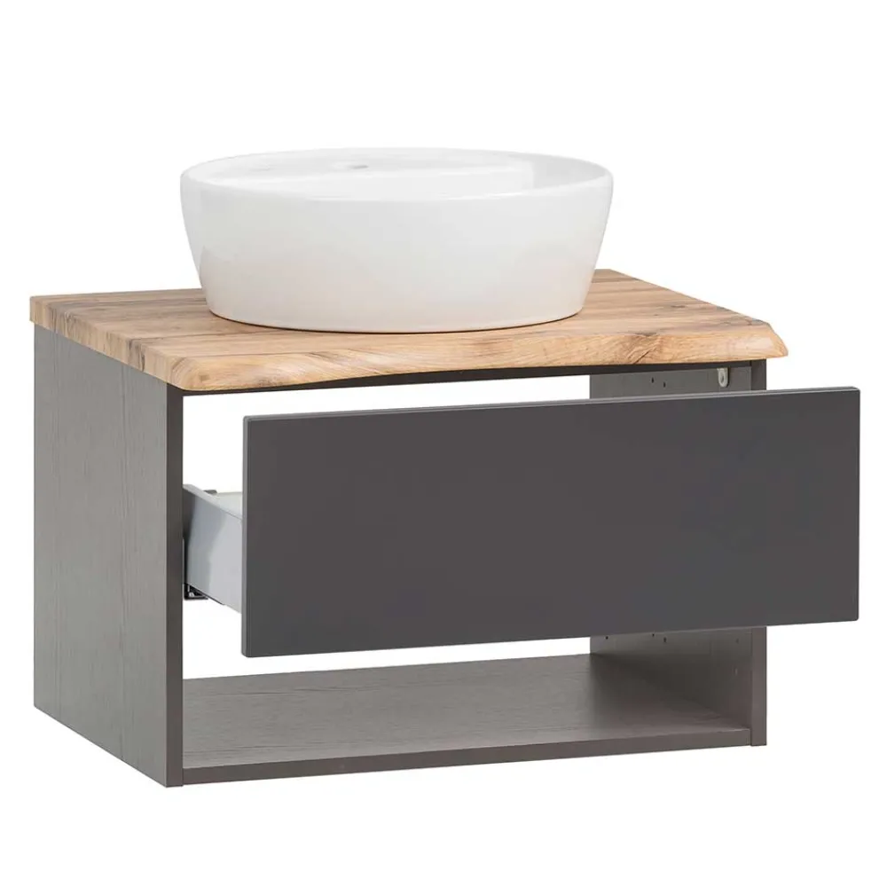 Wohnen Badschränke|Waschtisch*Waschtisch mit Aufsatzbecken für die Wand - Breznia