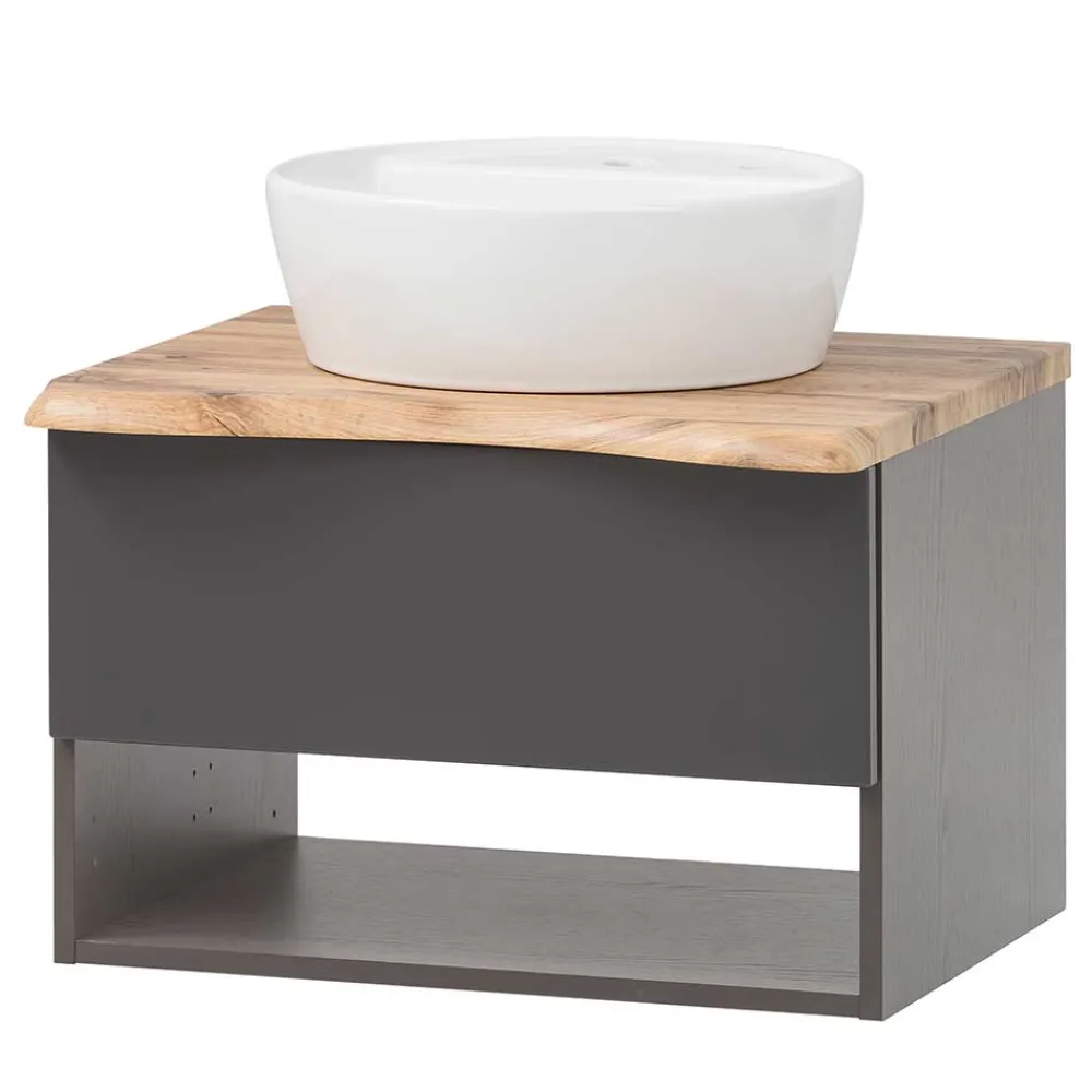 Wohnen Badschränke|Waschtisch*Waschtisch mit Aufsatzbecken für die Wand - Breznia