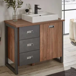 Wohnen Waschtisch mit Aufsatzbecken 91 cm breit - Forawas