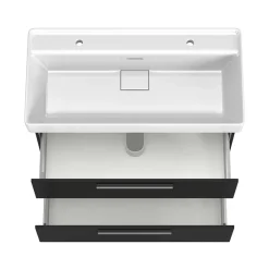 Wohnen Waschtisch mit Becken für zwei Armaturen - Ostoro