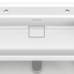 Wohnen Waschtisch mit Becken für zwei Armaturen - Ostoro