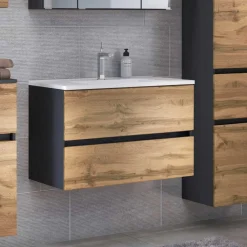 Wohnen Waschtisch mit Becken für Wandmontage - Endely