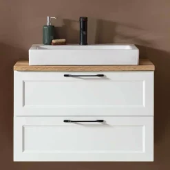 Wohnen Badschränke|Waschtisch*Waschtisch mit Becken in Weiß - Gyatso