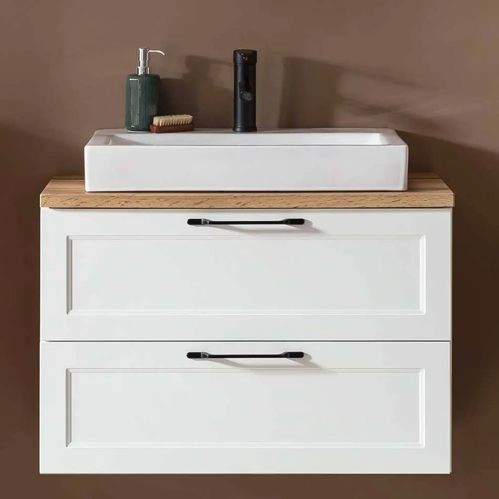 Wohnen Badschränke|Waschtisch*Waschtisch mit Becken in Weiß - Gyatso