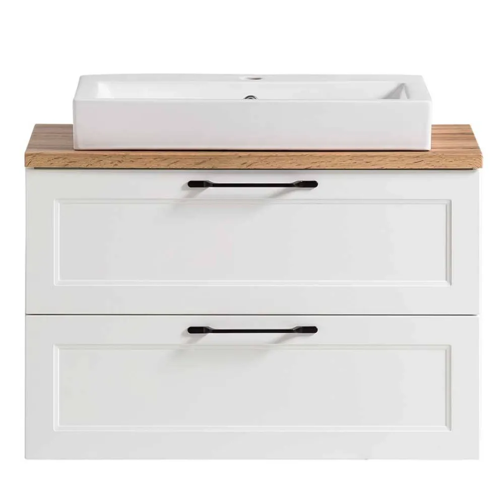 Wohnen Badschränke|Waschtisch*Waschtisch mit Becken in Weiß - Gyatso