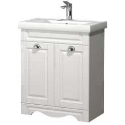 Wohnen Waschtisch|Waschbeckenunterschränke*Waschtisch mit Doppeltür und Becken - Akira