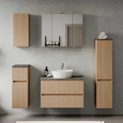 Wohnen Waschtisch mit einem Aufsatz-Waschbecken - Leitha