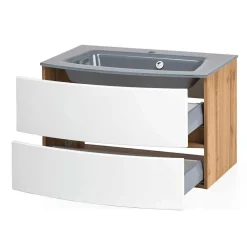 Wohnen Waschtisch mit Glas Einlassbecken - Neuvana