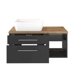 Wohnen Waschtisch|Waschbeckenunterschränke*Waschtisch mit Regal & Schubladen - Estregos