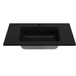 Wohnen Waschtisch mit schwarzem Einbaubecken - Ucaida