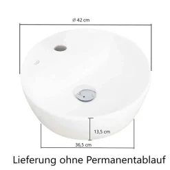 Wohnen Glasmöbel*Waschtisch Set mit Midischrank fürs Bad - Leitha (dreiteilig)