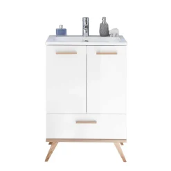 Wohnen Waschtisch und Spiegel Set - Timur (zweiteilig)