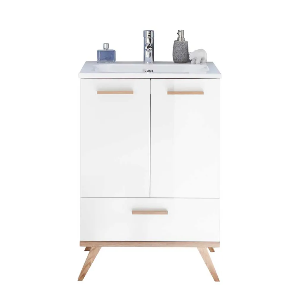 Wohnen Waschtisch und Spiegel Set - Timur (zweiteilig)