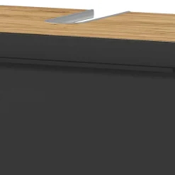 Wohnen Waschtisch|Waschbeckenunterschränke*Waschtisch Unterschrank in Dunkelgrau - Lucrino