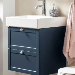 Wohnen Badschränke*Waschtischkonsole in Dunkelblau - Canyon