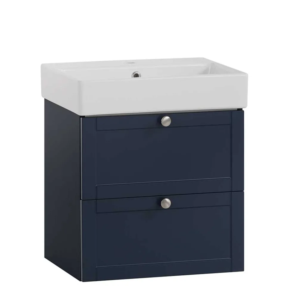 Wohnen Badschränke*Waschtischkonsole in Dunkelblau - Canyon