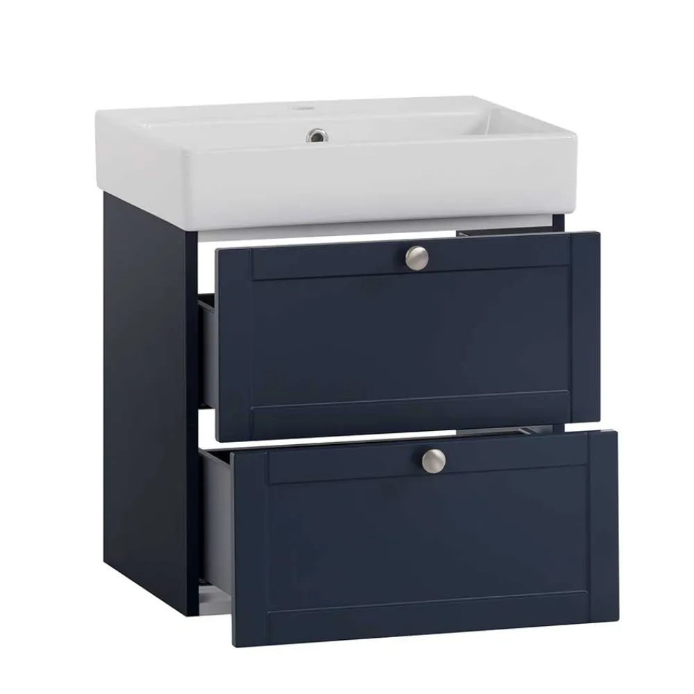 Wohnen Badschränke*Waschtischkonsole in Dunkelblau - Canyon