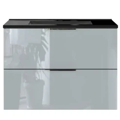 Wohnen Waschtisch-Konsole in Silbergrau - Fiela