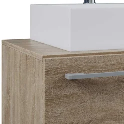 Wohnen Waschtischkonsole in Sonoma-Eiche NB - Caleena