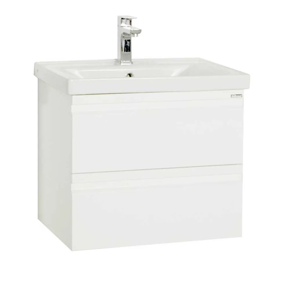 Wohnen Waschtisch|Waschbeckenunterschränke*Waschtischkonsole in Weiß - Departo I