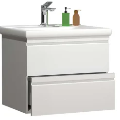 Wohnen Waschtisch|Waschbeckenunterschränke*Waschtischkonsole in Weiß - Departo I