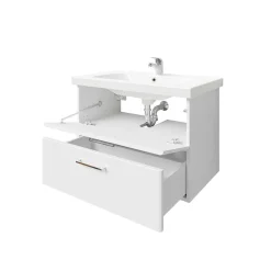 Wohnen Waschtisch|Waschbeckenunterschränke*Waschtischkonsole in Weiß - Bahare