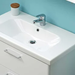 Wohnen Waschtisch|Waschbeckenunterschränke*Waschtischkonsole in Weiß - Bahare