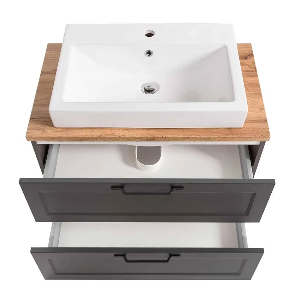 Wohnen Waschtisch|Waschbeckenunterschränke*Waschtischkonsole mit Aufsatzbecken - Novelya