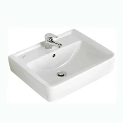 Wohnen Waschtischkonsole mit Becken in Weiß - Yennja