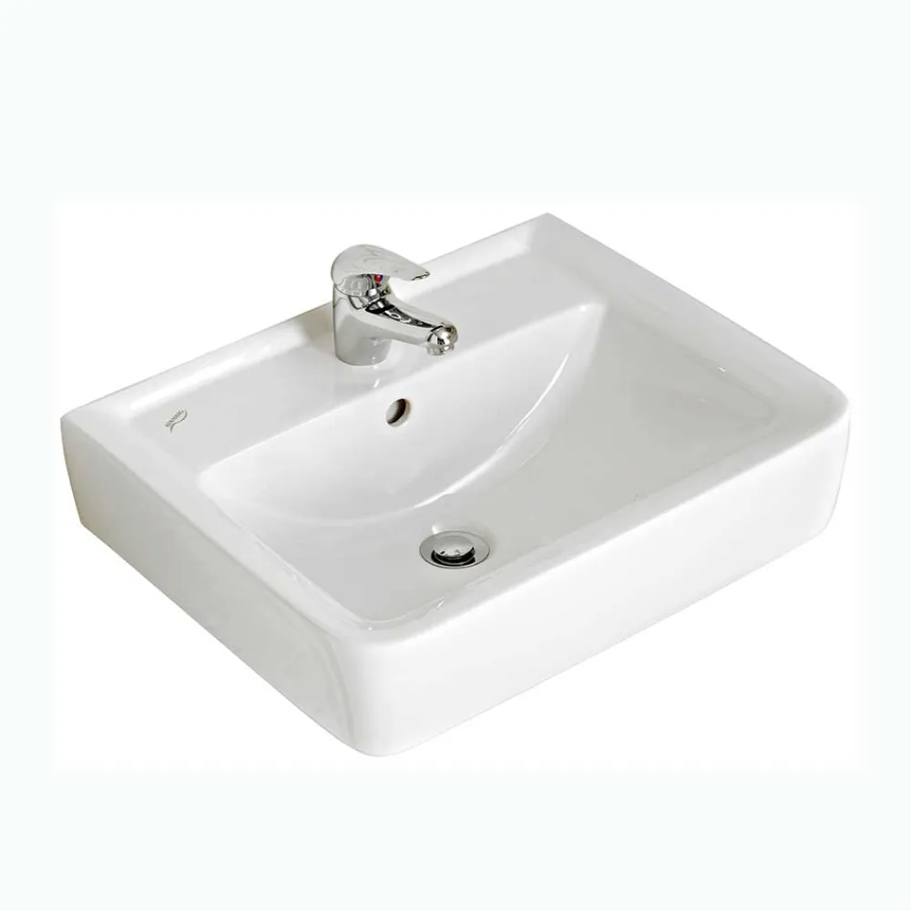 Wohnen Waschtischkonsole mit Becken in Weiß - Yennja