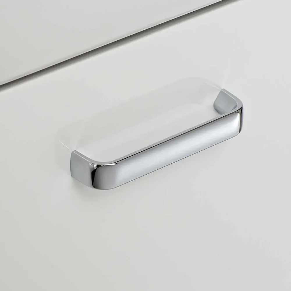 Wohnen Waschtischkonsole mit Becken in Weiß - Yennja