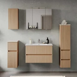 Wohnen Waschtisch|Waschbeckenunterschränke*Waschtischkonsole mit Einlasswaschbecken - Vibulam