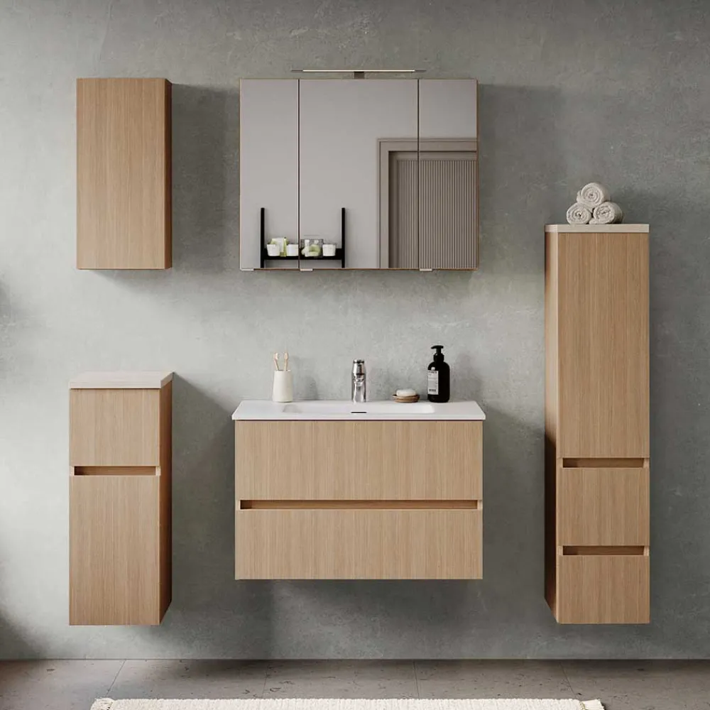 Wohnen Waschtisch|Waschbeckenunterschränke*Waschtischkonsole mit Einlasswaschbecken - Vibulam