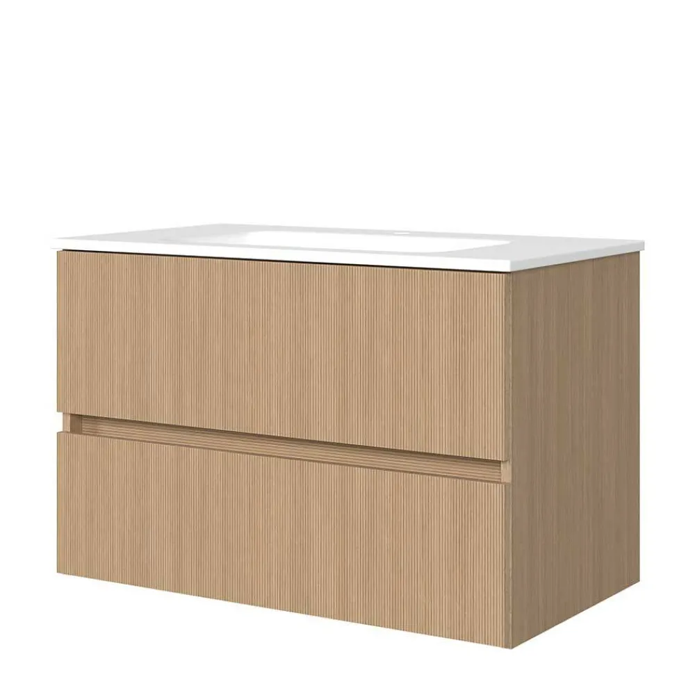 Wohnen Waschtisch|Waschbeckenunterschränke*Waschtischkonsole mit Einlasswaschbecken - Vibulam