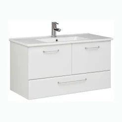 Wohnen Waschtisch-Konsole mit Keramikbecken - Estateas