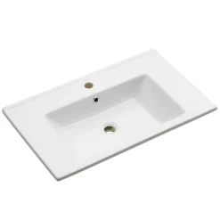 Wohnen Schränke|Skandinavische Möbel*Waschtischkonsole mit LED Licht - Zenata