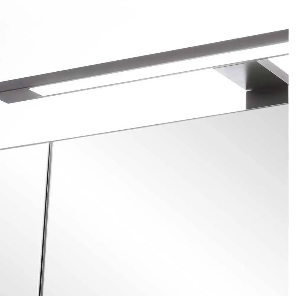 Wohnen Waschtischkonsole mit Oberschrank Set - Crystoga (dreiteilig)