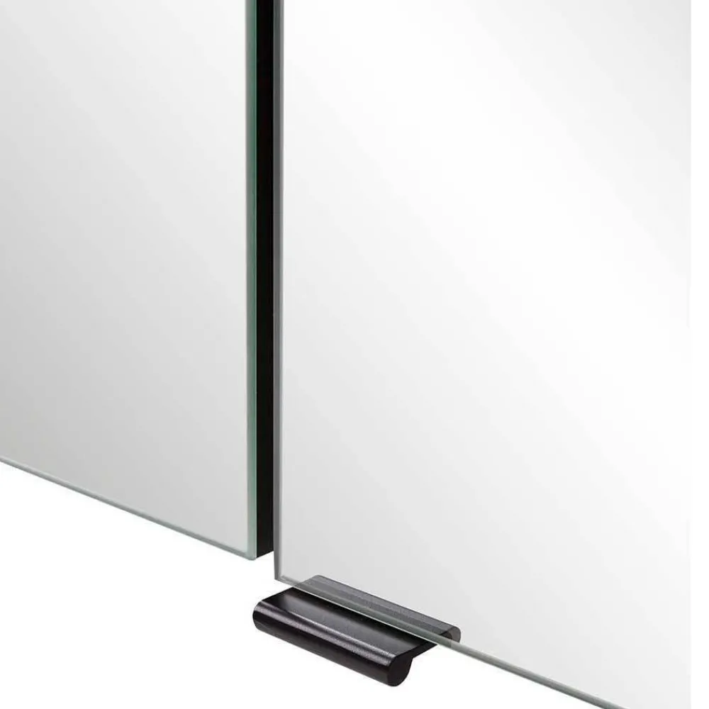 Wohnen Waschtischkonsole mit Oberschrank Set - Crystoga (dreiteilig)