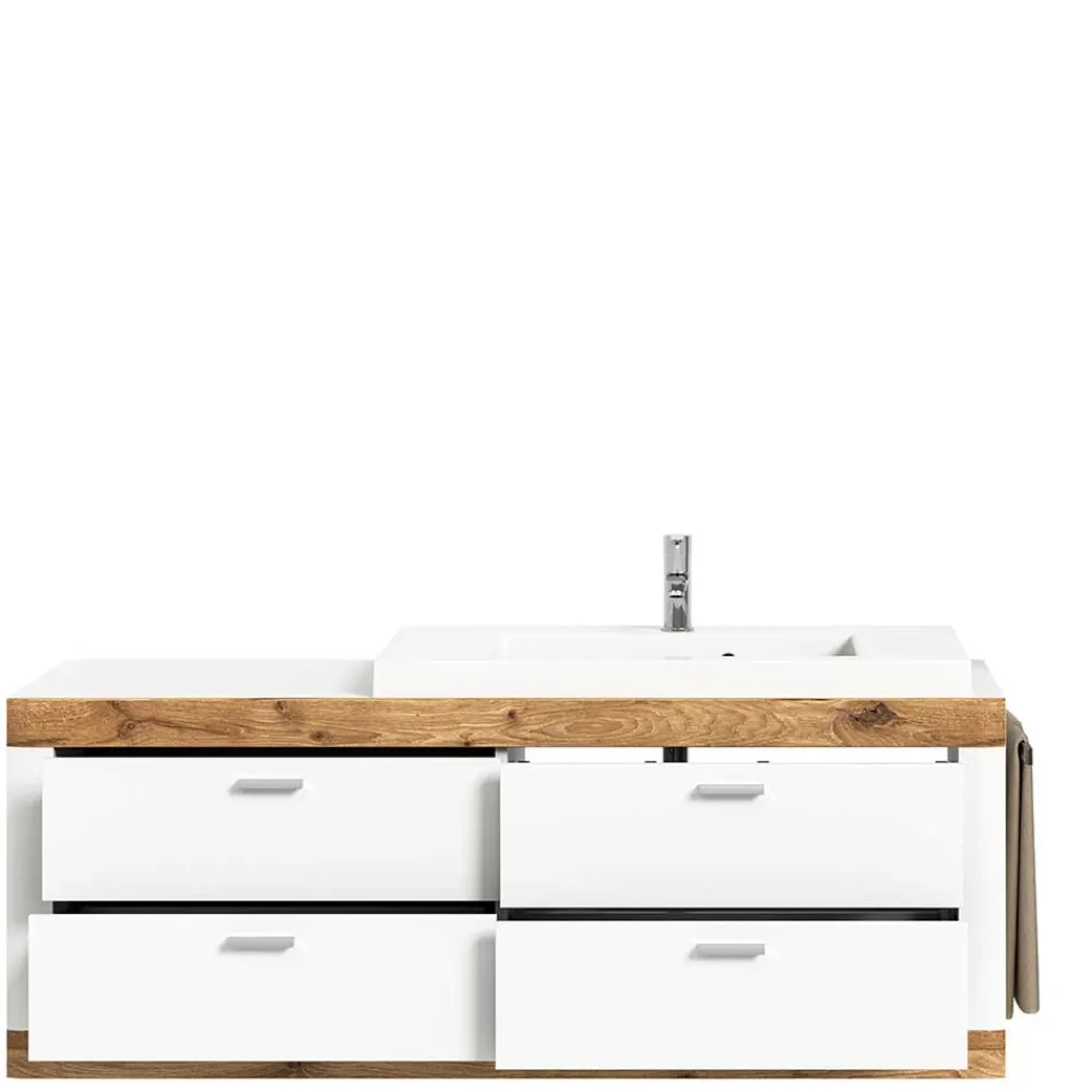 Wohnen Waschtischkonsole mit Waschbecken und Handttuchhalter - Hihat