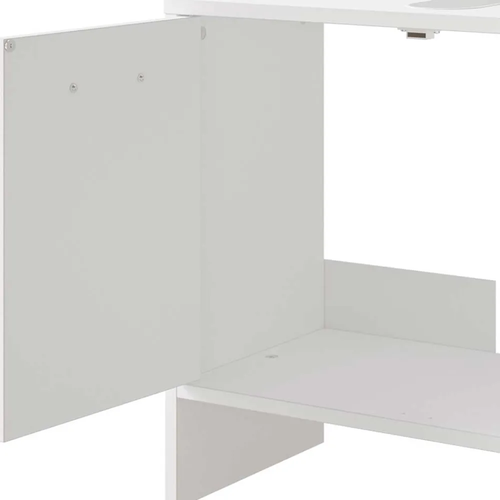 Wohnen Waschtischunterbau in Weiß - Vaola