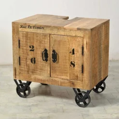 Wohnen Waschtischunterschrank Indri auf Rollen