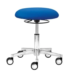 Wohnen Webstoff Arbeitsdrehhocker in Blau - Lindos