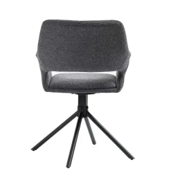 Wohnen Webstoff Tischsessel drehbar - Lameiro (2er Set)