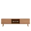 Wohnen Weiß geöltes TV Board aus Eiche Massivholz - Bakaras