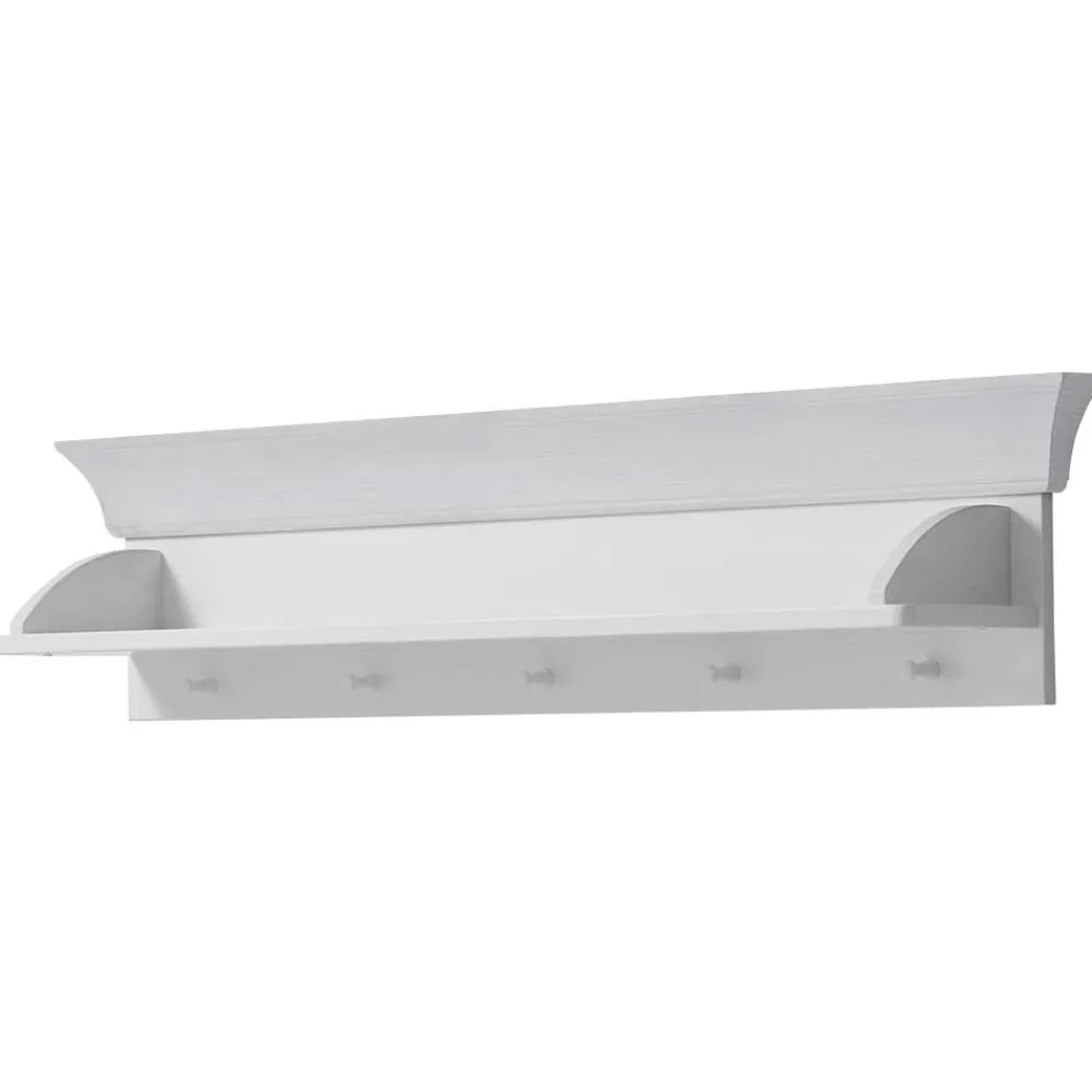 Kinder Wohnen Weiß lackiertes Wandboard aus Kiefernholz - Satumare